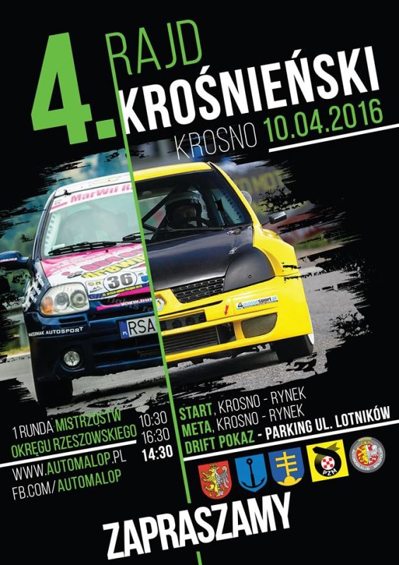 rajd krosnieński plakat